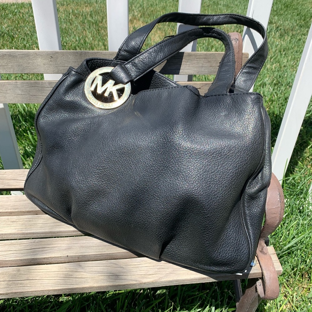 Michael kors Fulton leather hobo bag with matching wallet